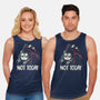 Not Today Death-Unisex-Basic-Tank-koalastudio