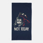 Not Today Death-None-Beach-Towel-koalastudio
