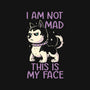 I Am Not Mad This Is My Face-Womens-Off Shoulder-Tee-koalastudio