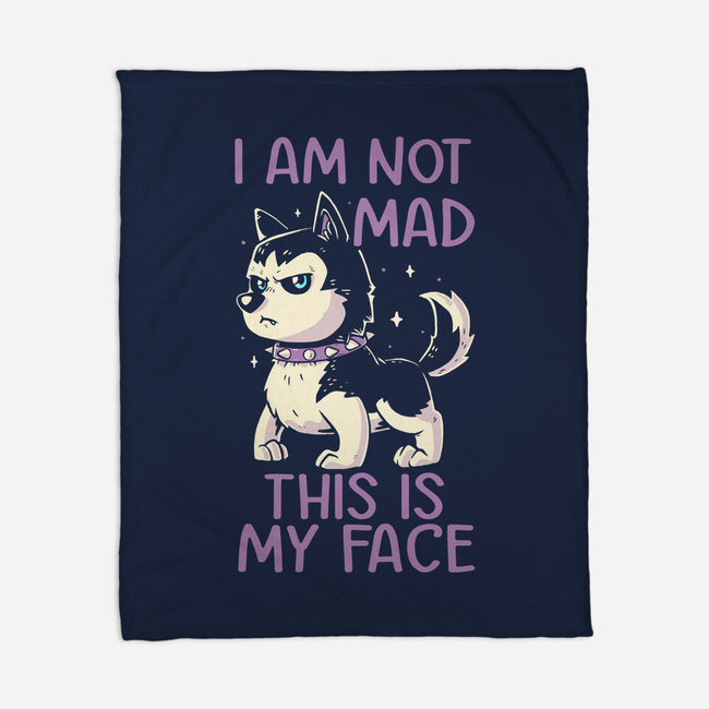 I Am Not Mad This Is My Face-None-Fleece-Blanket-koalastudio