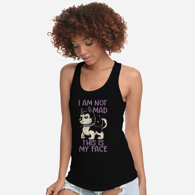 I Am Not Mad This Is My Face-Womens-Racerback-Tank-koalastudio
