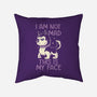 I Am Not Mad This Is My Face-None-Removable Cover-Throw Pillow-koalastudio
