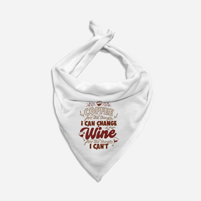 Coffee And Wine-Dog-Bandana-Pet Collar-tobefonseca