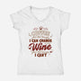 Coffee And Wine-Womens-V-Neck-Tee-tobefonseca