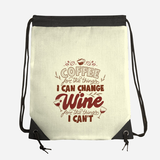 Coffee And Wine-None-Drawstring-Bag-tobefonseca