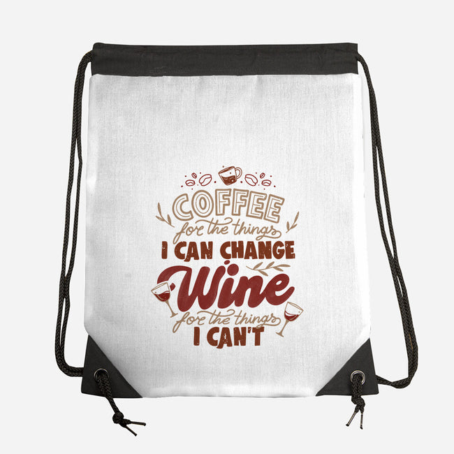 Coffee And Wine-None-Drawstring-Bag-tobefonseca