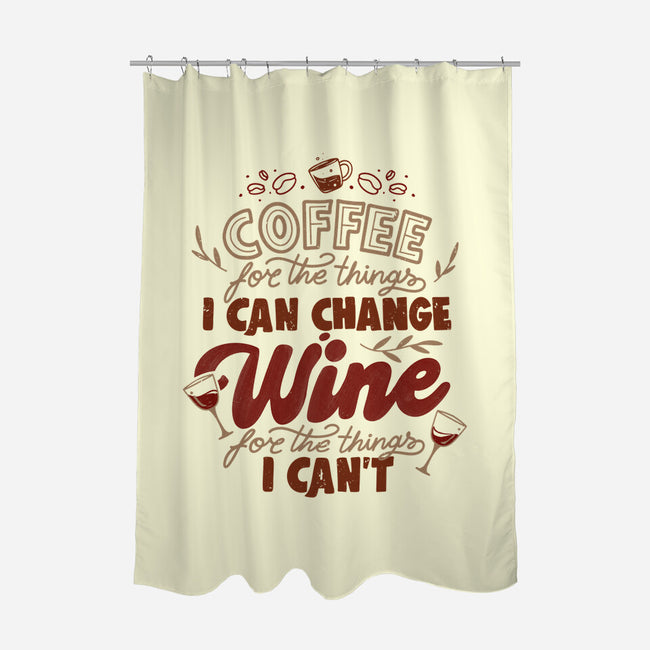 Coffee And Wine-None-Polyester-Shower Curtain-tobefonseca