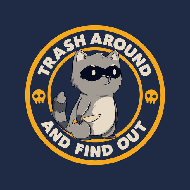 Trash Around Raccoon-None-Stretched-Canvas-tobefonseca