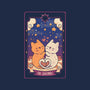 The Lovers Cat Tarot-Womens-Fitted-Tee-tobefonseca