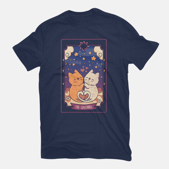 The Lovers Cat Tarot-Womens-Fitted-Tee-tobefonseca