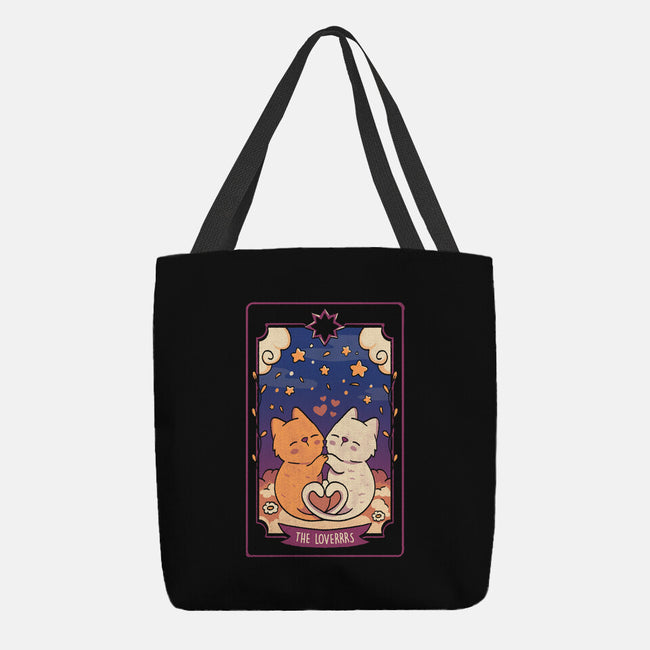 The Lovers Cat Tarot-None-Basic Tote-Bag-tobefonseca