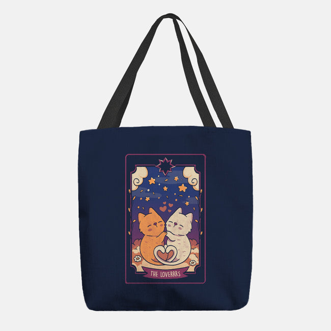 The Lovers Cat Tarot-None-Basic Tote-Bag-tobefonseca