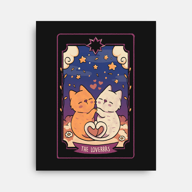 The Lovers Cat Tarot-None-Stretched-Canvas-tobefonseca