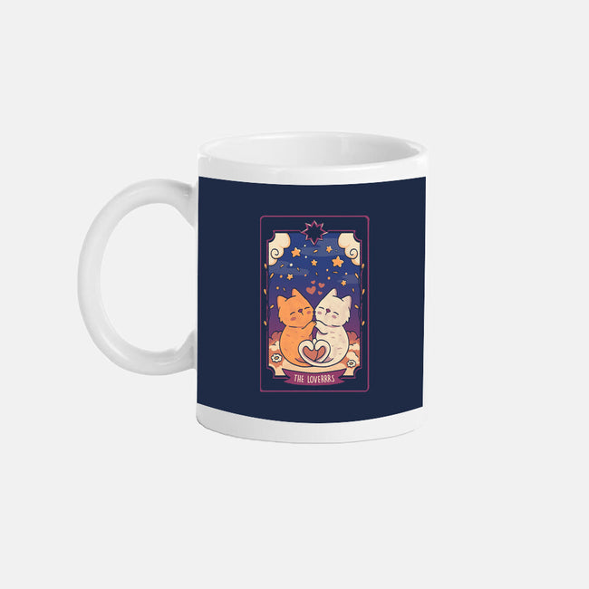 The Lovers Cat Tarot-None-Mug-Drinkware-tobefonseca