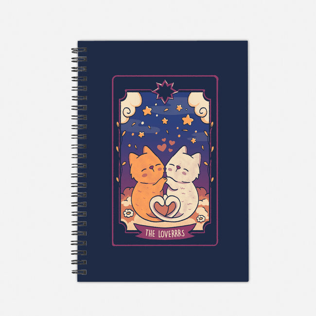 The Lovers Cat Tarot-None-Dot Grid-Notebook-tobefonseca