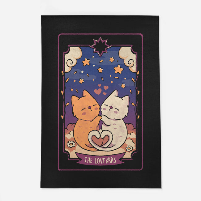 The Lovers Cat Tarot-None-Indoor-Rug-tobefonseca