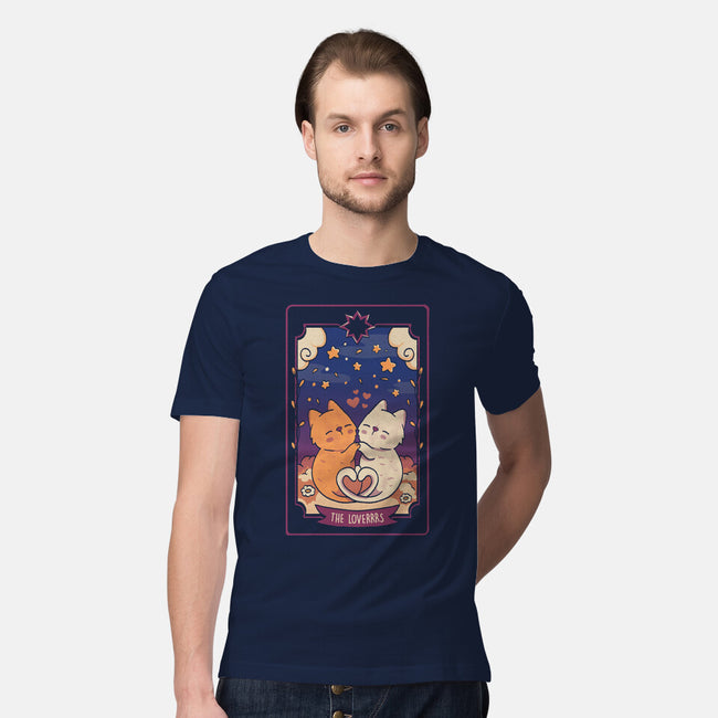 The Lovers Cat Tarot-Mens-Premium-Tee-tobefonseca