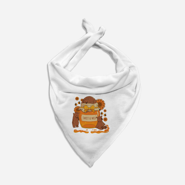 Sweet And Wild Bear-Cat-Bandana-Pet Collar-tobefonseca