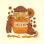 Sweet And Wild Bear-None-Glossy-Sticker-tobefonseca