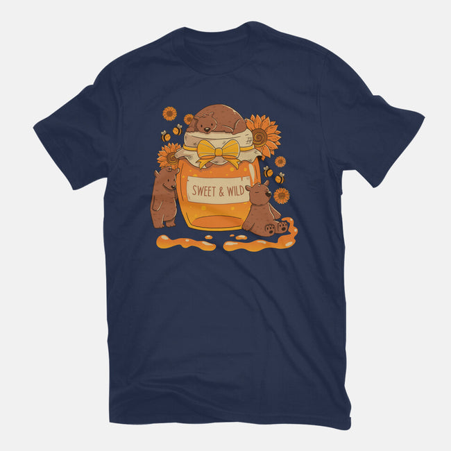 Sweet And Wild Bear-Mens-Heavyweight-Tee-tobefonseca