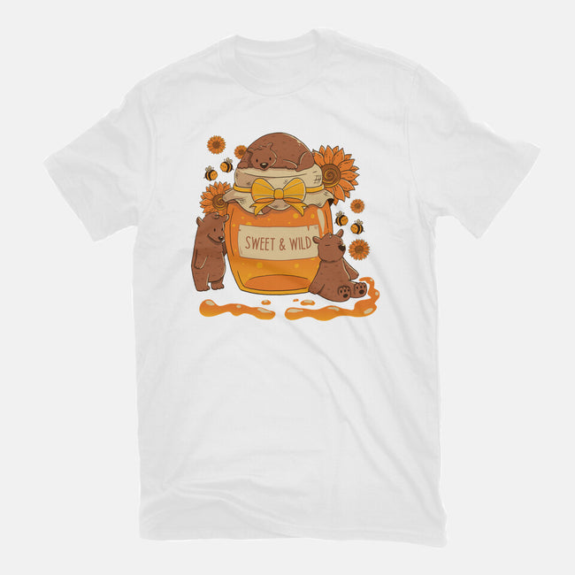 Sweet And Wild Bear-Youth-Basic-Tee-tobefonseca