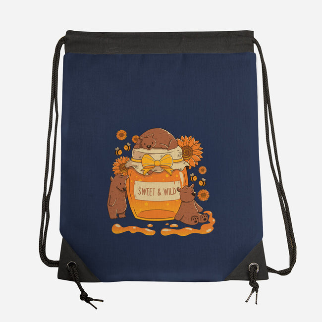 Sweet And Wild Bear-None-Drawstring-Bag-tobefonseca