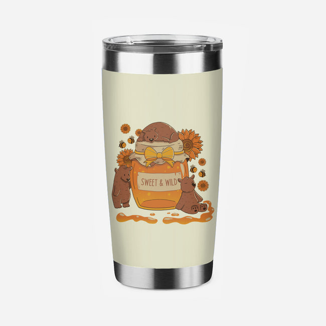 Sweet And Wild Bear-None-Stainless Steel Tumbler-Drinkware-tobefonseca