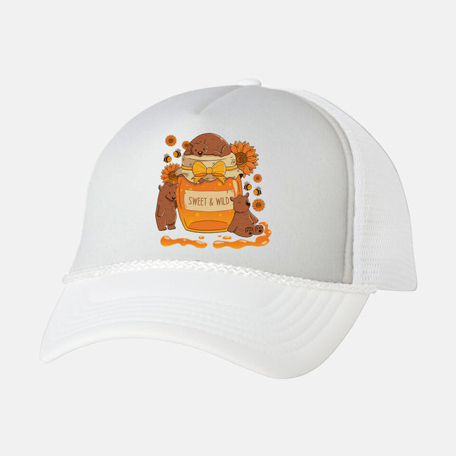 Sweet And Wild Bear-Unisex-Trucker-Hat-tobefonseca