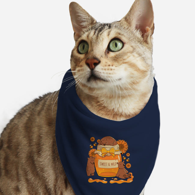 Sweet And Wild Bear-Cat-Bandana-Pet Collar-tobefonseca