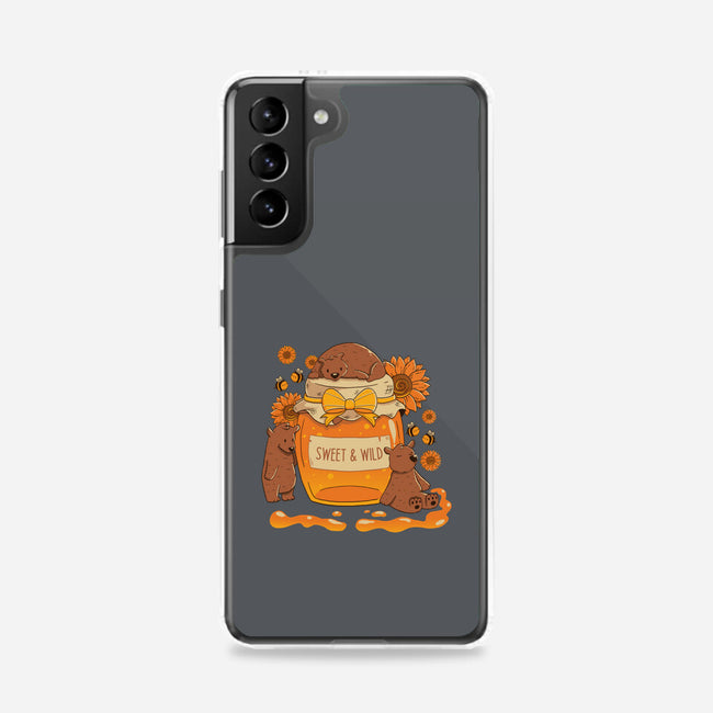 Sweet And Wild Bear-Samsung-Snap-Phone Case-tobefonseca