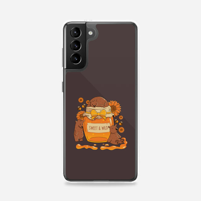 Sweet And Wild Bear-Samsung-Snap-Phone Case-tobefonseca