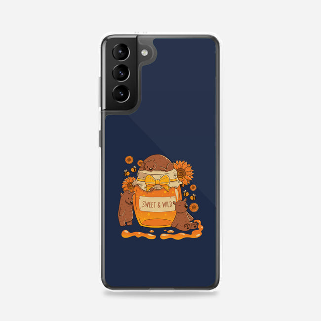 Sweet And Wild Bear-Samsung-Snap-Phone Case-tobefonseca