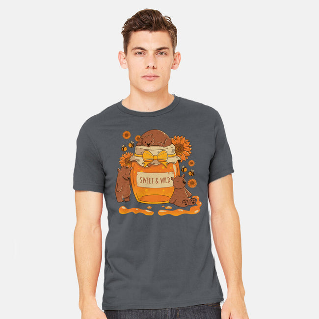 Sweet And Wild Bear-Mens-Heavyweight-Tee-tobefonseca