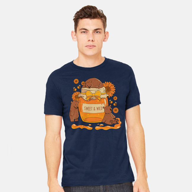 Sweet And Wild Bear-Mens-Heavyweight-Tee-tobefonseca