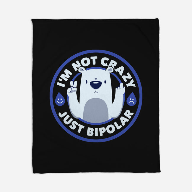 Not Crazy Bipolar Bear-None-Fleece-Blanket-tobefonseca