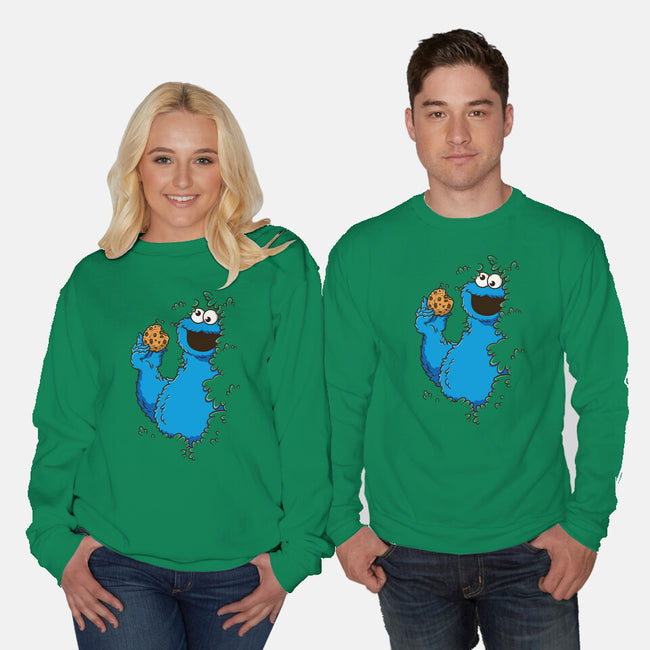 Cookie Bush-Unisex-Crew Neck-Sweatshirt-Barbadifuoco