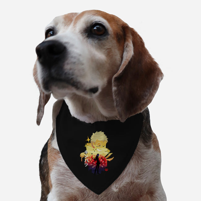 Skull Sunset-Dog-Adjustable-Pet Collar-dandingeroz