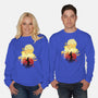 Skull Sunset-Unisex-Crew Neck-Sweatshirt-dandingeroz