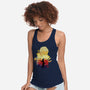 Skull Sunset-Womens-Racerback-Tank-dandingeroz