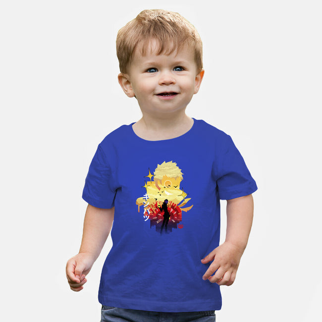 Skull Sunset-Baby-Basic-Tee-dandingeroz