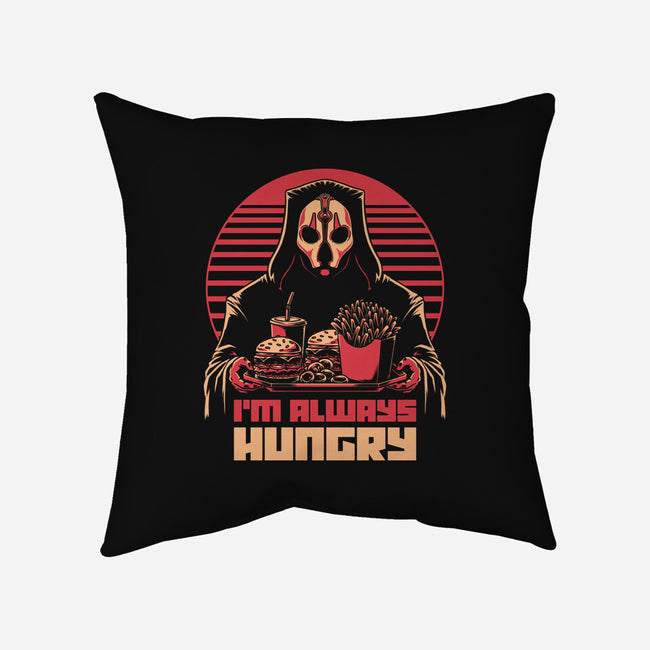 Hungry Space Lord-None-Removable Cover-Throw Pillow-Studio Mootant
