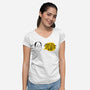 The Jerk Store Called-Womens-V-Neck-Tee-nathanielf