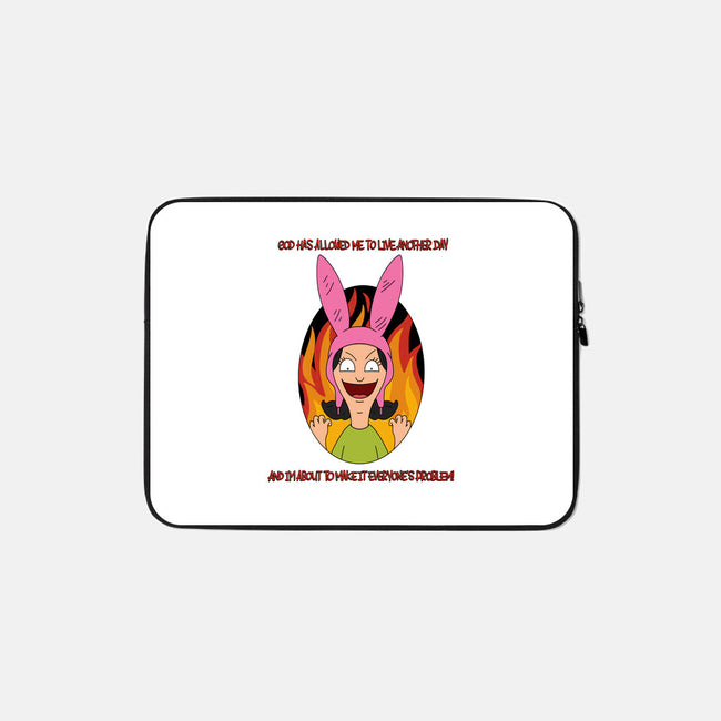 Louise Lives-None-Zippered-Laptop Sleeve-Alexhefe