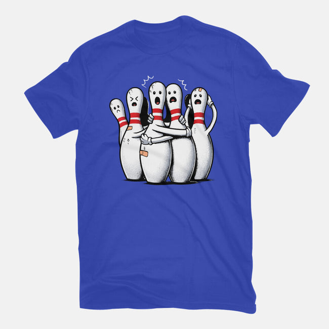 Panic At The Bowling Alley-Womens-Fitted-Tee-GoshWow