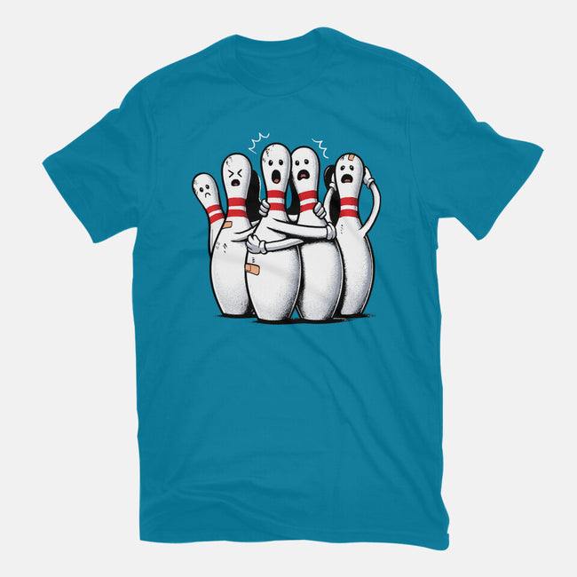 Panic At The Bowling Alley-Mens-Basic-Tee-GoshWow