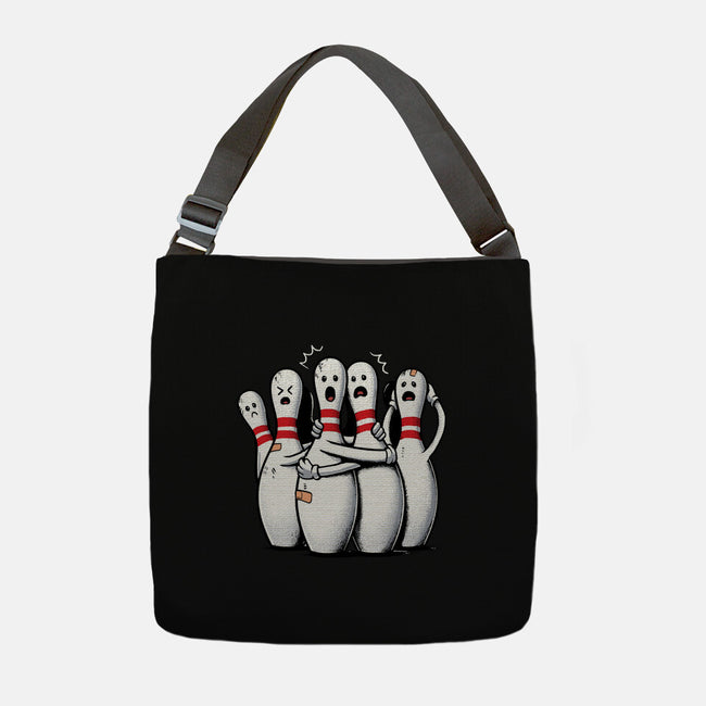 Panic At The Bowling Alley-None-Adjustable Tote-Bag-GoshWow