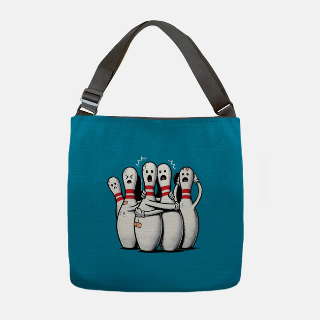 Panic At The Bowling Alley-None-Adjustable Tote-Bag-GoshWow