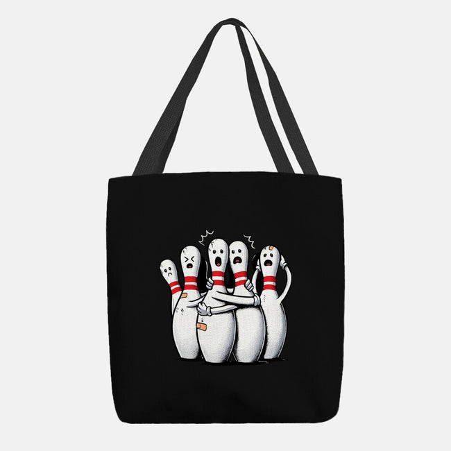 Panic At The Bowling Alley-None-Basic Tote-Bag-GoshWow