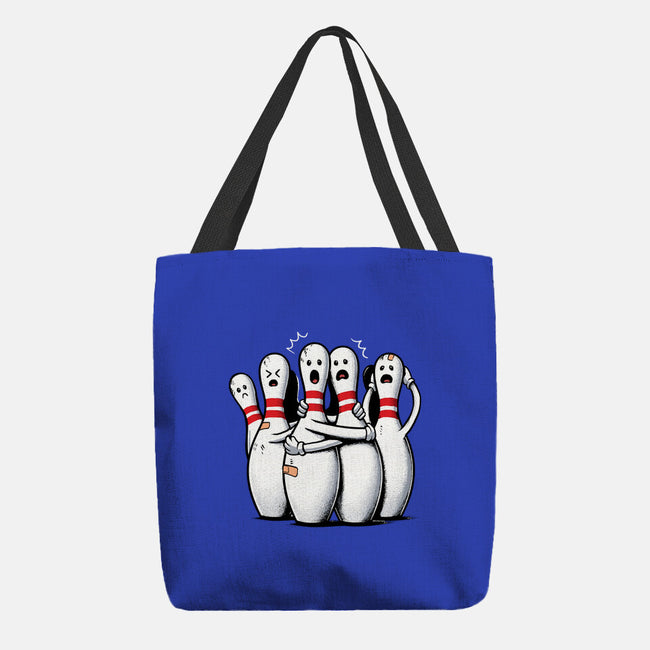 Panic At The Bowling Alley-None-Basic Tote-Bag-GoshWow