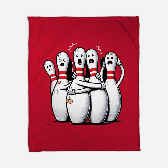 Panic At The Bowling Alley-None-Fleece-Blanket-GoshWow